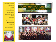 Tablet Screenshot of johannes-kantorei.de